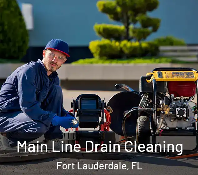  Main Line Drain Cleaning Fort Lauderdale, FL