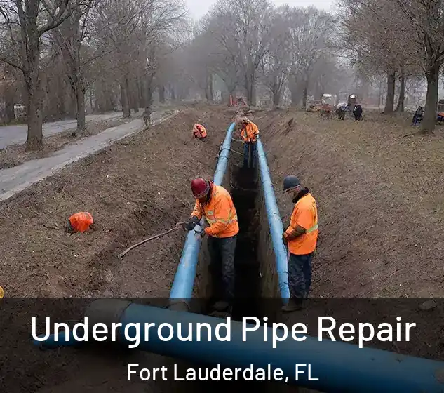  Underground Pipe Repair Fort Lauderdale, FL